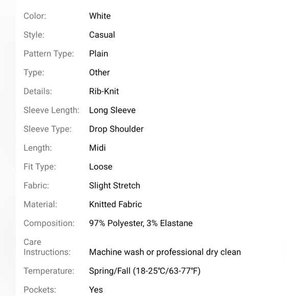 Ribbed Long Sleeve Duster Cardigan (10Y) - Picture 4 of 4